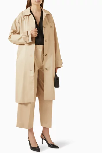 The Easy Trench in Cotton Twill