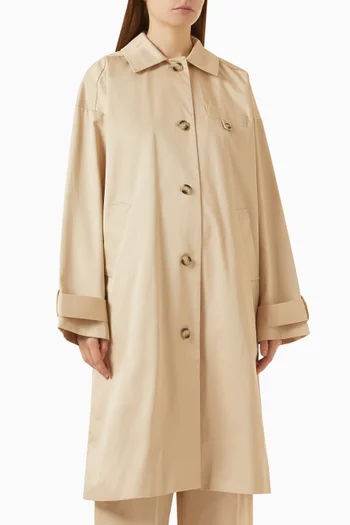 The Easy Trench in Cotton Twill