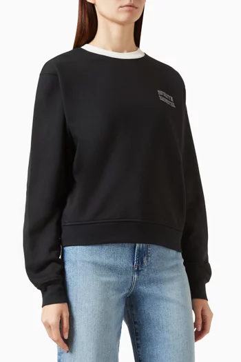 Collegiate Sweatshirt in Cotton Blend