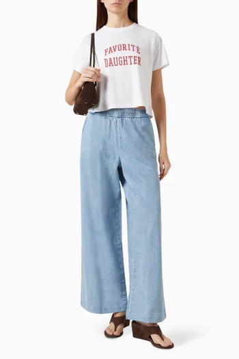 Malibu Wide-leg Pants in Denim