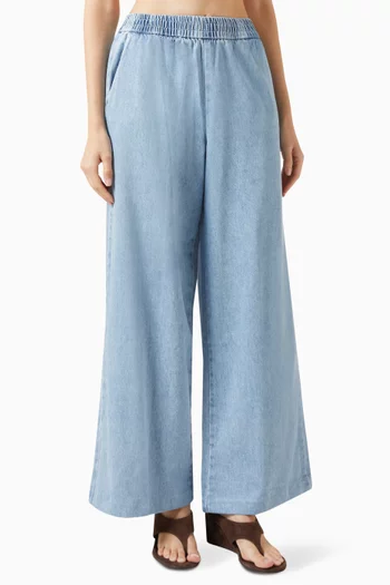 Malibu Wide-leg Pants in Denim