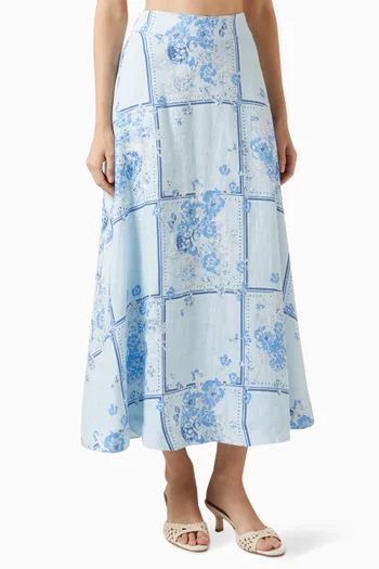 There for You Skirt in Linen