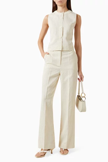 Fine Line Pants in Lyocell Blend