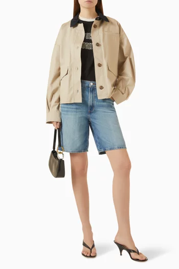 Tommy Low-rise Bermuda Shorts in Denim