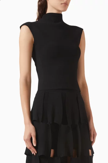 Sleeveless Knitted Top