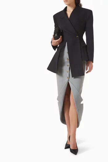 Asymmetric Volume Contrast Jacket