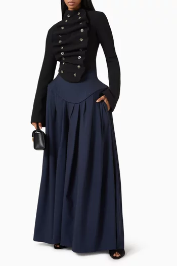 Basque Pleated Pants