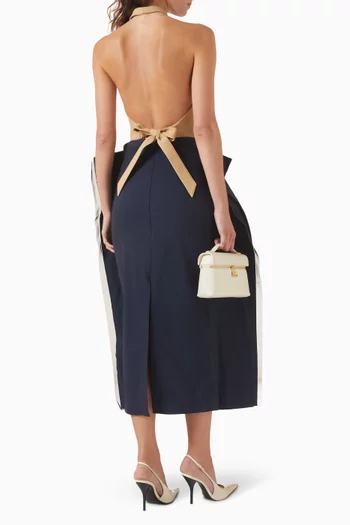 Halterneck Tie-back Vest