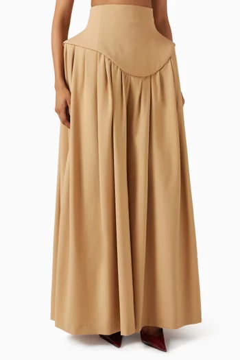 Basque Pleated Pants