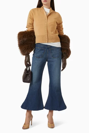 Cropped Flared Jeans