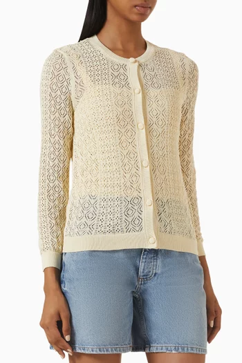 Diane Knit Cardigan in Viscose Blend
