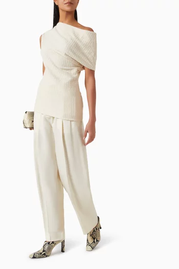 One-shoulder Top in Organic Cotton