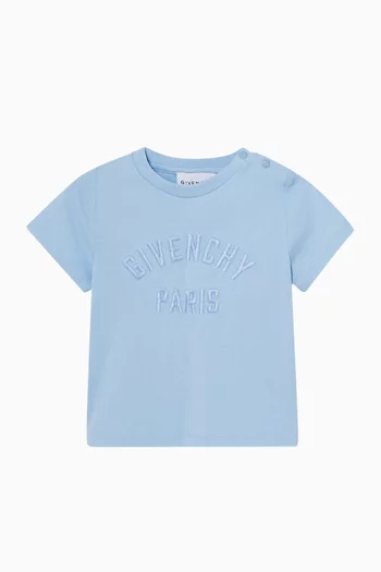 تي شيرت بشعار الماركة قطن عضوي