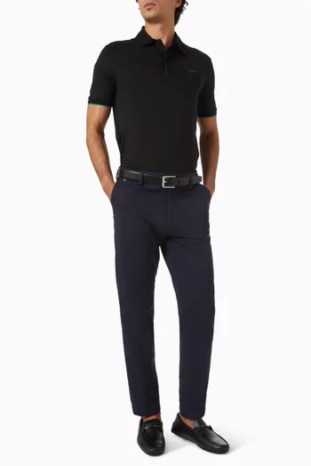 Slim-fit Pants in Cotton Blend