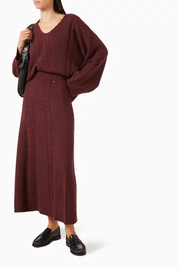 Famioca Cable-knit Sweater