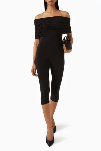 Cowl Neck Hooded Bodysuit