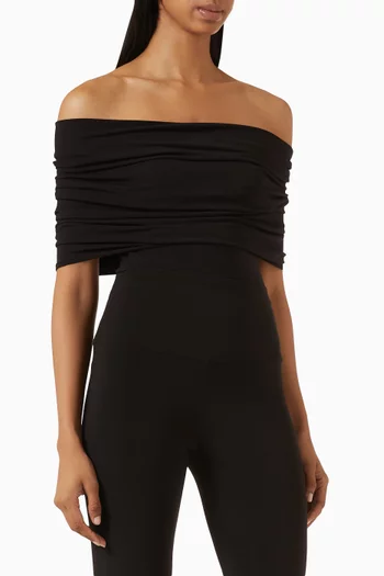 Cowl Neck Hooded Bodysuit