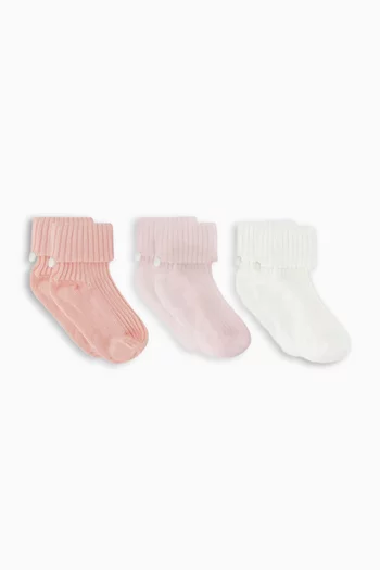 Knit Socks, Set of 3