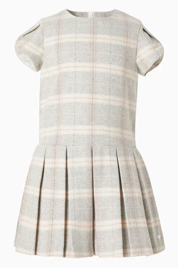 Check Ruffle Dress