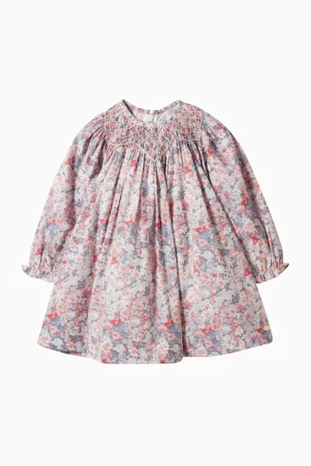 Floral Print Dress in Cotton