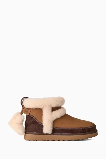 Classic Mini Heritage Boots in Suede