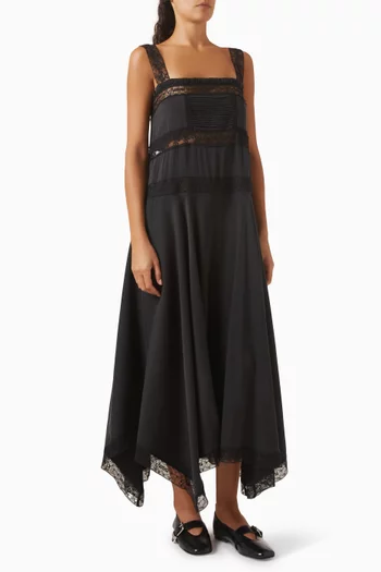 Sandwashed Slip Dress in Silk Blend