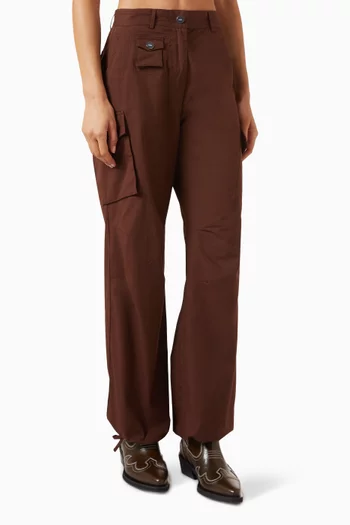 Cargo Pants in Stretch-cotton
