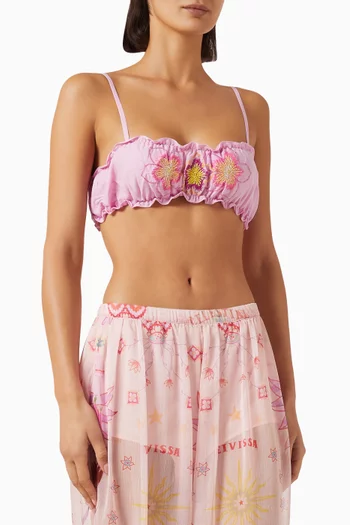 Rosalia Bralette Top in Cotton