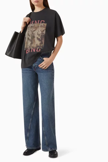 Cade Tiger Bing Graphic T-shirt in Cotton