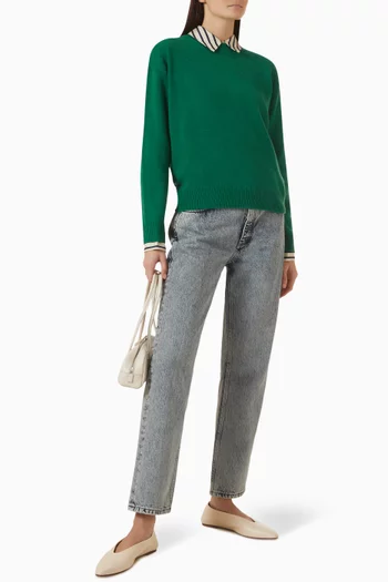 Lee Crewneck Sweater in Cashmere