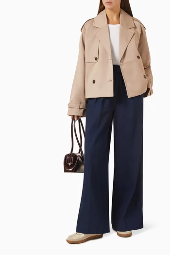Rickie Cropped Trench Coat