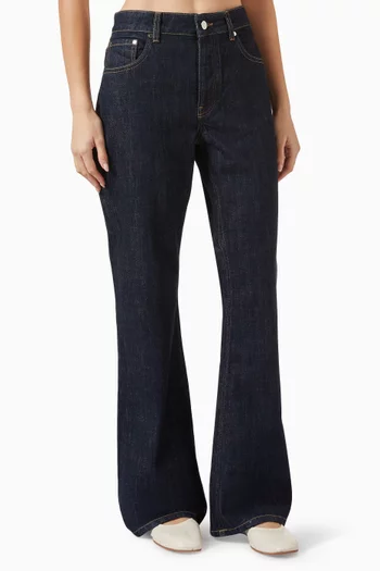 Rowan Flared Jeans in Denim