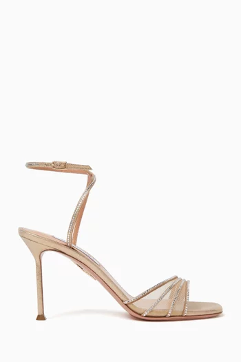Dream Girl 85 Sandals in Mesh & Leather