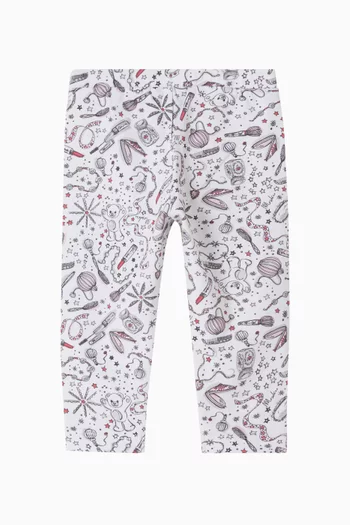 Graphic-print Leggings
