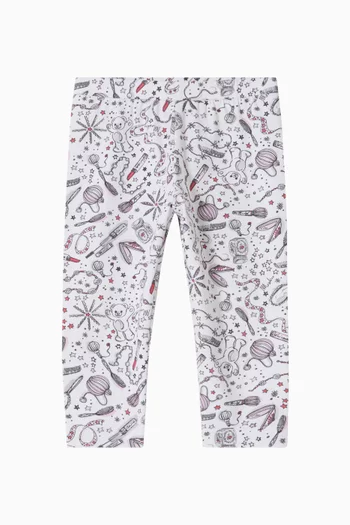 Graphic-print Leggings