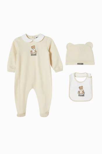 3-piece gift Set in Cotton Fleece
