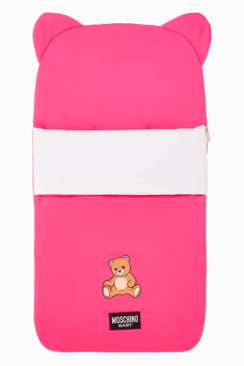 Teddy Bear Sleeping Bag in Cotton