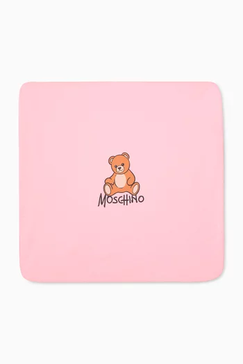 Teddy Bear Blanket in Cotton