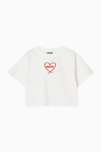 Heart Logo T-Shirt in Cotton
