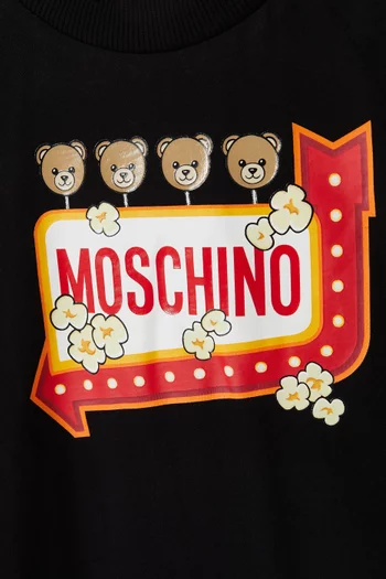 Popcorn Graphic T-Shirt in Cotton