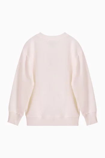 Popcorn Sweatshirt in Cotton