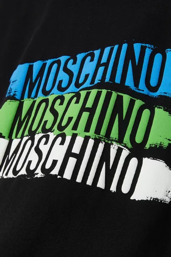 Logo Print T-Shirt in Cotton