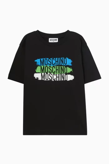 Logo Print T-Shirt in Cotton