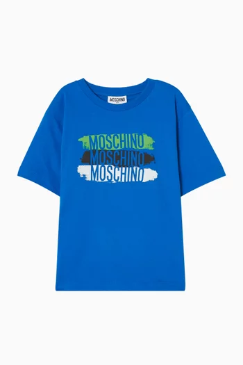 Logo Print T-Shirt in Cotton