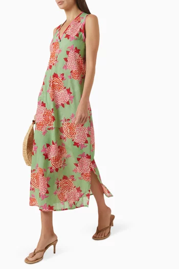Cheack Printed Dress