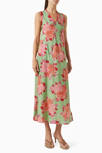 Cheack Printed Dress