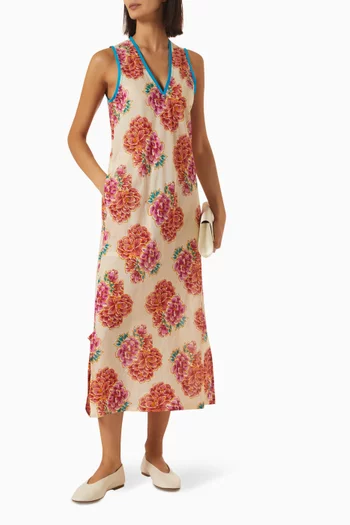 Cheack Printed Dress