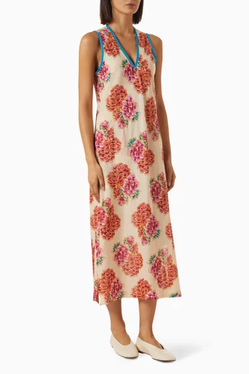 Cheack Printed Dress