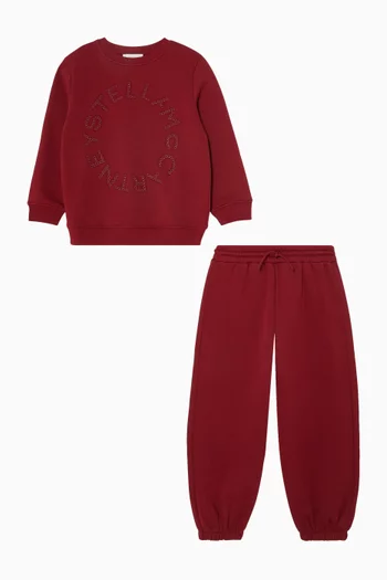 Logo-print Tracksuit in Cotton