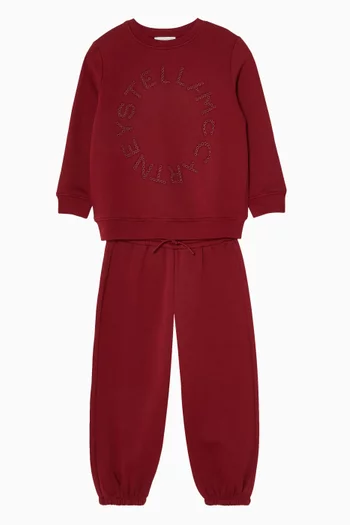 Logo-print Tracksuit in Cotton
